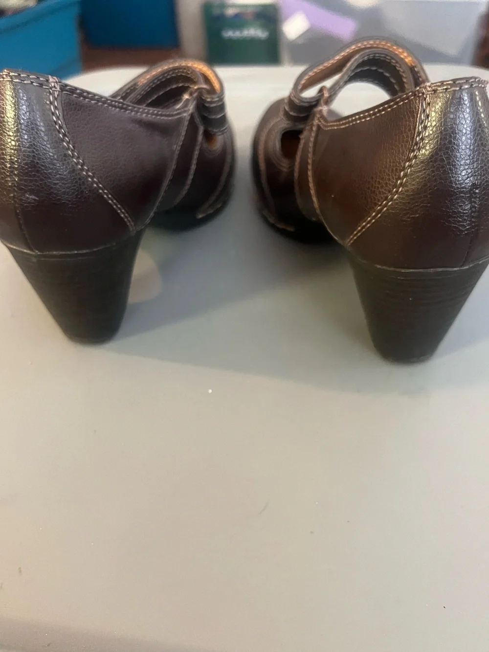 I Love Comfort Mary Jane Women's Leather Shoes Like New!!! Size 8.5